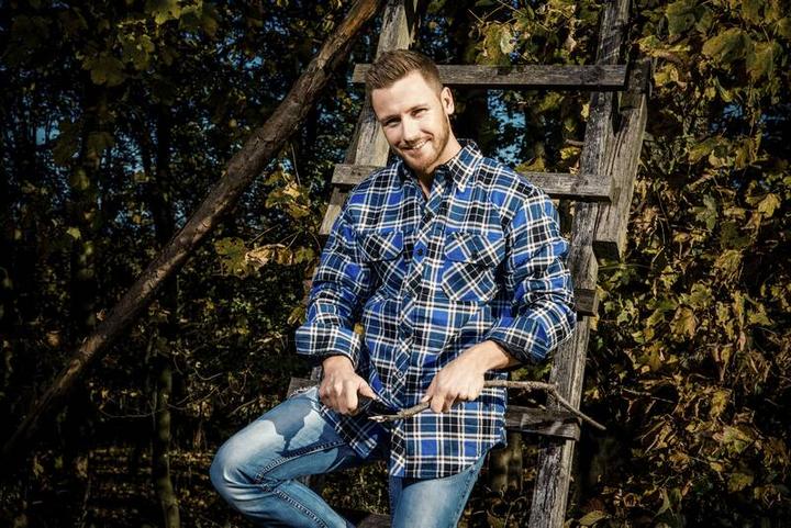 Image du produit Craftland Chemise à carreaux de bûcheron coloris bleu/noir pour homme - taille M (M)