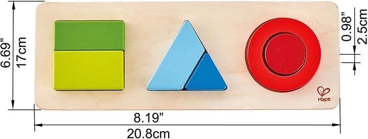 Immagine prodotto Hape Puzzle di geometria (6 pezzi)