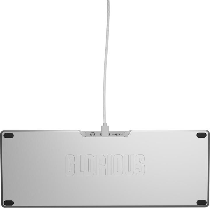 Produktbild Glorious GMMK 3 Pro 65 % Custom Gaming-Tastatur - Pre-Built, ANSI (US), Fox Switches, silber (Eng. Int., Kabelgebunden)