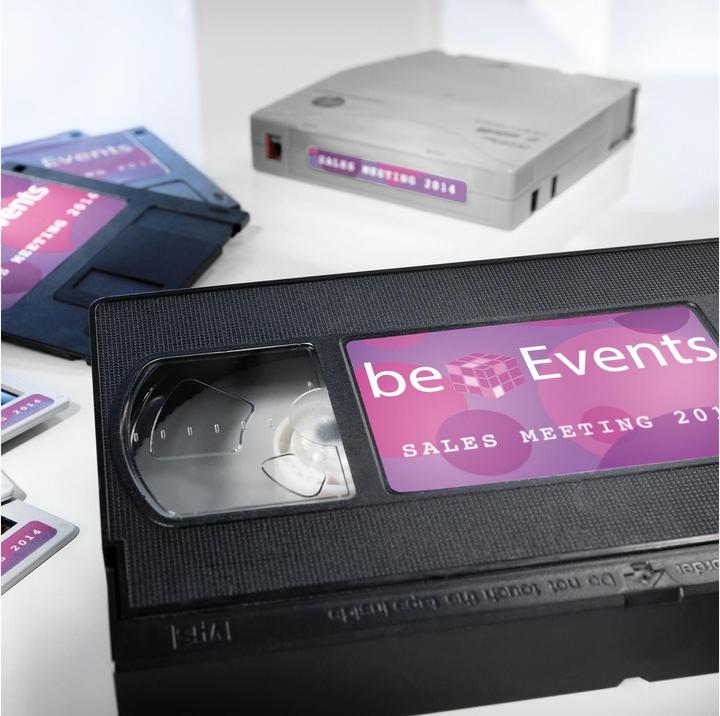 Actual product image Avery Video labels
