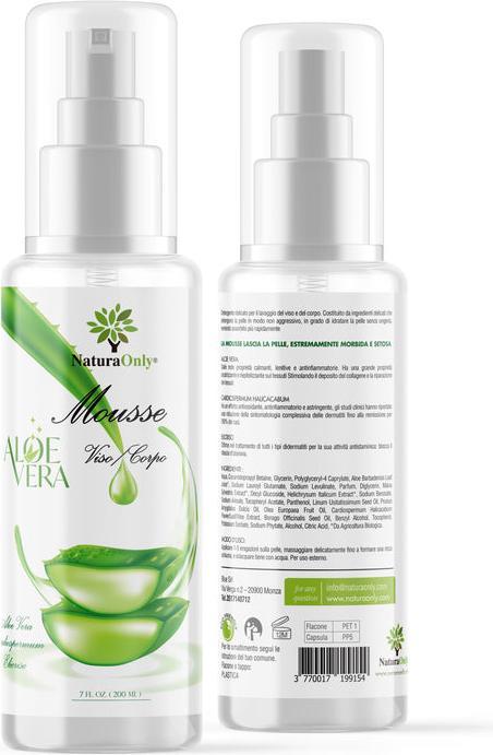 Image du produit Natura only Aloe Vera Mousse Gesichtsreiniger (Mousse, 200 ml)