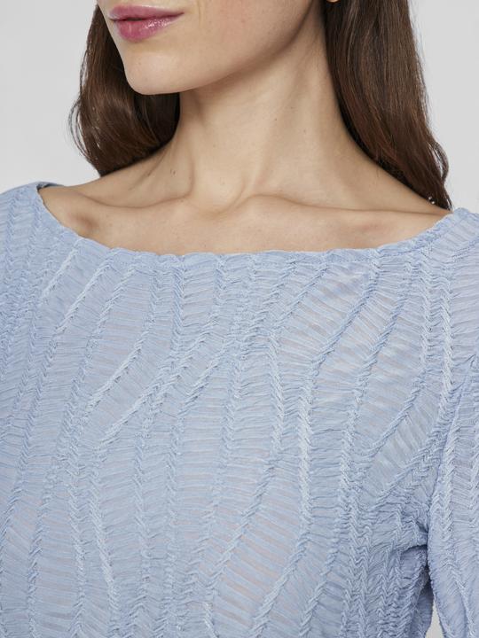 Actual product image Vila Boat-neck top with long sleeves (M)