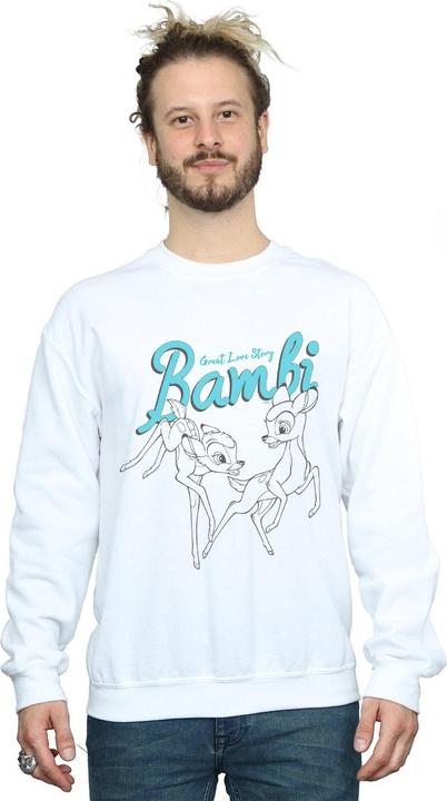 Actual product image Disney Mens Bambi Great Love Story Sweatshirt (M)