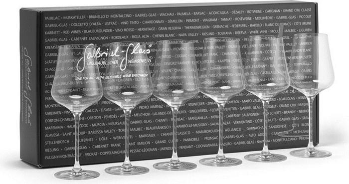 Immagine prodotto Gabriel-Glas BoothArt (51 cl, 6 Occhiali, Bicchieri da vino bianco, Bicchieri da vino rosso)