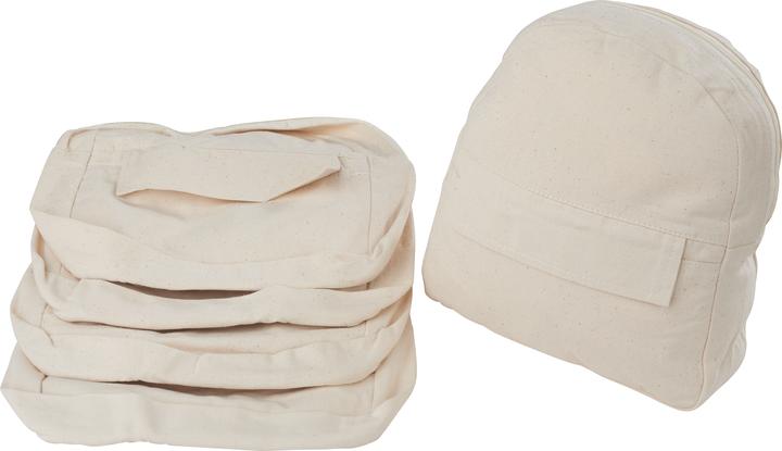 Produktbild VBS Kinder-Rucksack,100% Baumwolle, 23 x 21 cm, 5 Stück