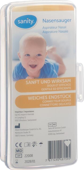Sanity Nasal aspirator for babies
