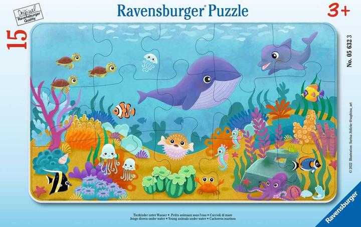 Produktbild Ravensburger Tierkinder unter Wasser (15 Teile)
