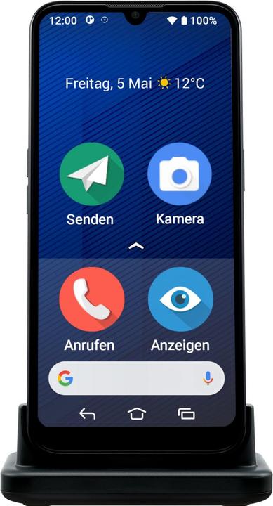 Actual product image Doro 8200 Plus without power supply unit (64 GB, Blue / Black, 6.10", Dual SIM, 16 Mpx, 4G)