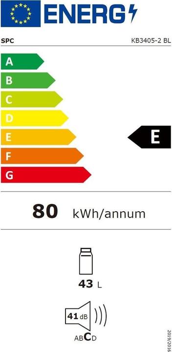 Energie-Label SPC KB34052 BL (43 l)