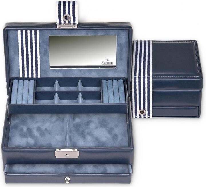 Actual product image Sacher 34.509.294008 - Jewellery box Helen young navy