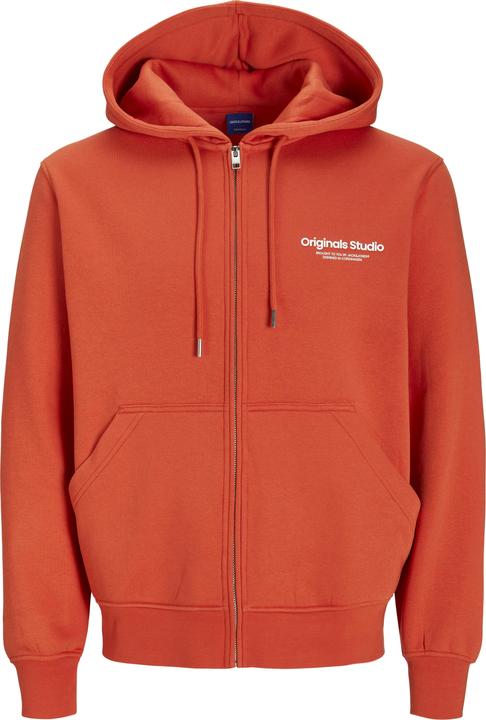 Jack & Jones Gedruckt Kapuzenpullover mit Reissverschluss Kapuzenjacke (S)