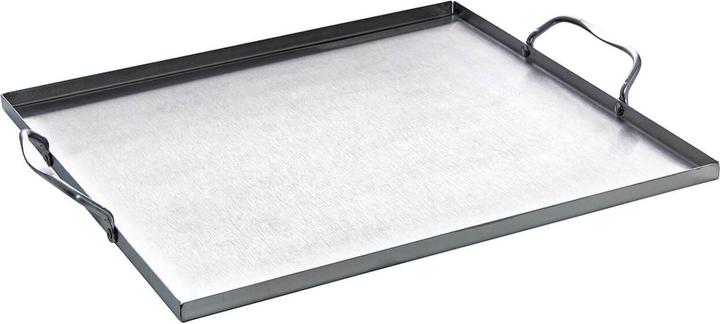 Immagine prodotto All'Grill Vassoio per grigliare in acciaio inox con 2 maniglie, 31 x 27 x 1 cm