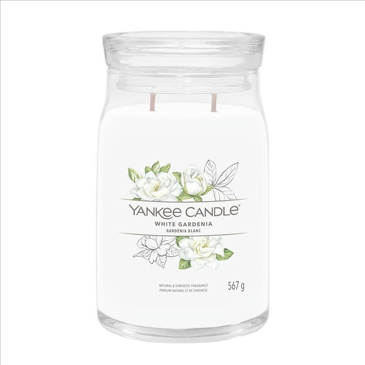 Image du produit Yankee Candle Bougie parfumée White Gardenia Signature Large Jar