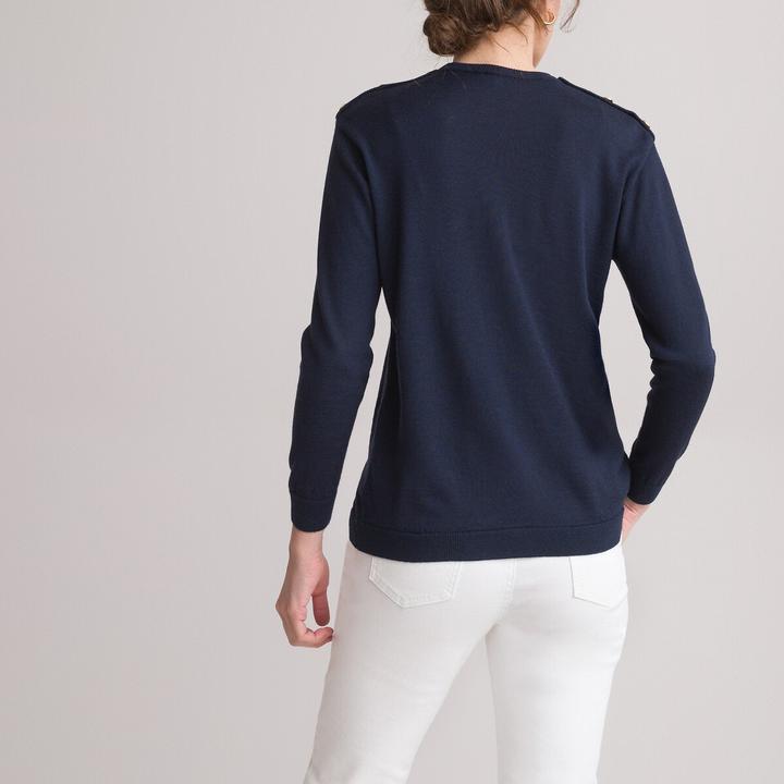 Actual product image Anne Weyburn Fine knit jumper (42)