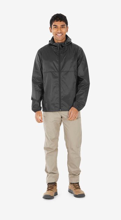 Immagine prodotto Quechua Giacca da pioggia da uomo Raincut Fullzip - nero (4XL)