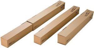 Image du produit Colompac Tube télescopique pour courrier Multi-Cargo, brun, DIN A20 en carton ondulé, à montage rapide (19 x 12 x 120 cm, 1 x)