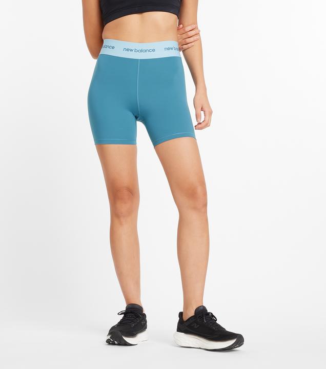 Produktbild New Balance W Sleek 5 Inch High Rise Biker Short (M)