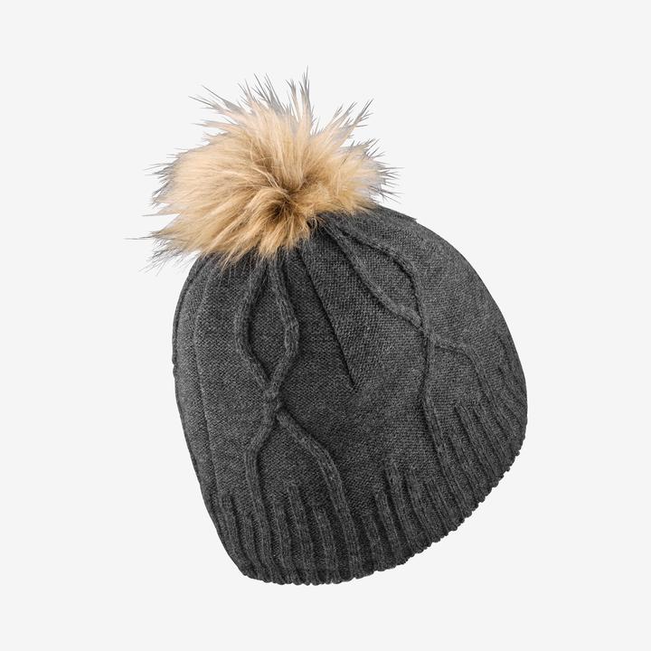Immagine prodotto Wedze Cappello da adulto in maglia a cavo - Pelliccia Virgin grigio scuro