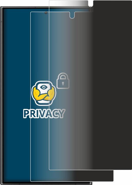 Productafbeelding BROTECT Anti-spionnetje privacyfolie Beschermfolie tegen blauw licht (2 Stuk, Samsung Galaxy S24 Ultra)