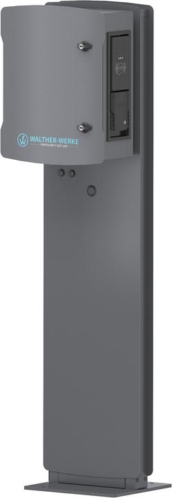 Walther Werke Stele smartEVO eMobility Standfuss für 2 Wallboxen