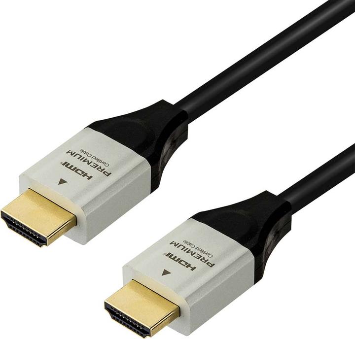 E+P PHD1 High-Speed HDMI Cable 2m 19pin HDMI St. + 19pin HDMI Plug (2 m, HDMI)