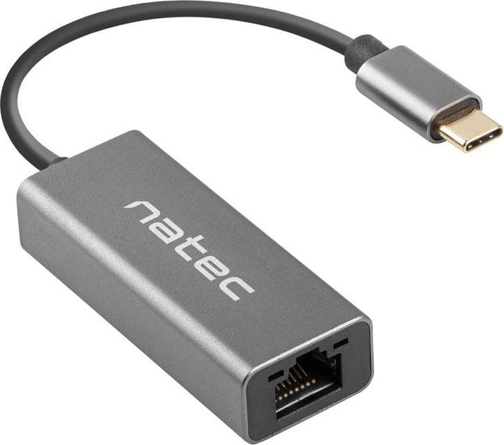 Genesis NETWORK CARD NATEC CRICKET USB-C 3.1 1X RJ45 1GB ON CABLE (USB-C, 1 Ports)