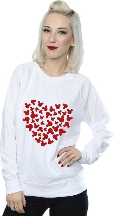 Immagine prodotto Disney Mickey Mouse Heart Silhouette Felpa Donna (XL)