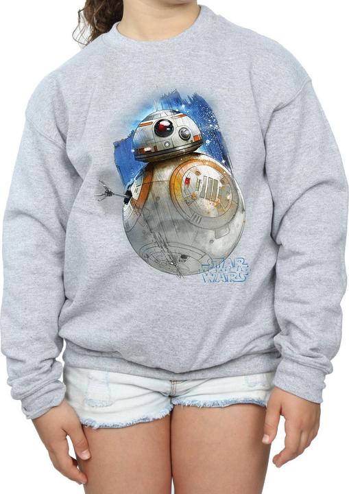 Produktbild Star Wars The Last Jedi BB8 Brushed Sweatshirt Mädchen (140, 146)