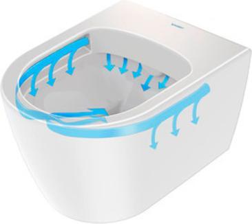 Produktbild Duravit Wand-WC Soleil by Starck Comp rim. tief 370x480mm HG weiss
