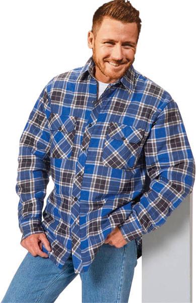 Produktbild Craftland Holzfällerhemd, blau kariert, Gr. XL (XL)