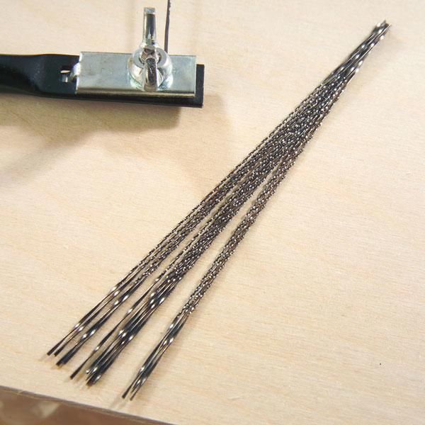 Actual product image Pebaro Spiral scroll saw blades 12 pieces for curves, medium