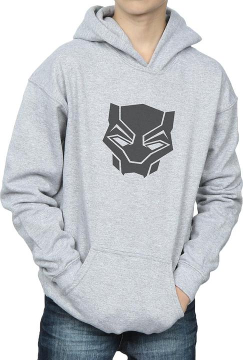 Immagine prodotto Felpa con cappuccio Black Panther Black On Black (140, 146)