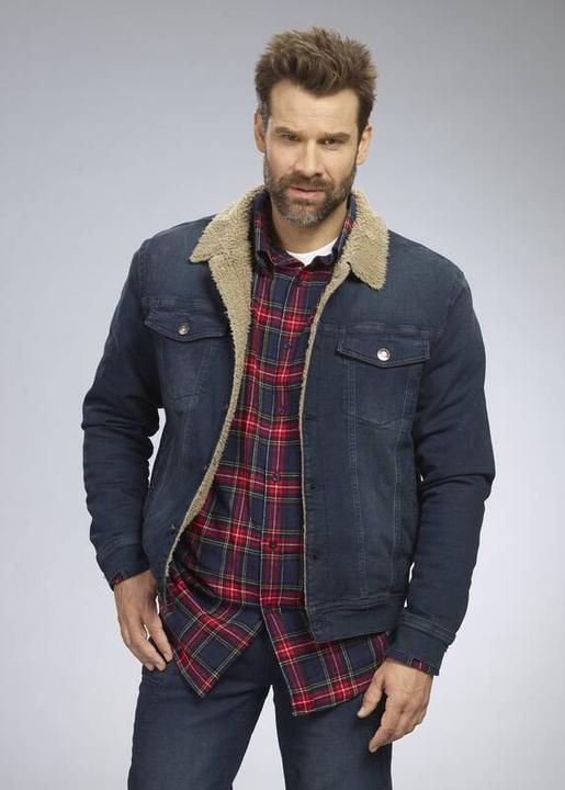 Produktbild Terrax Jeansjacke mit Teddyfutter, Farbe jeanblau, Gr.XL (XL)