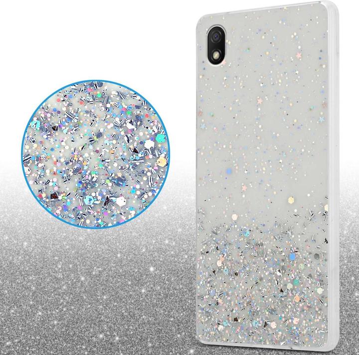 Produktbild Cadorabo TPU Hülle für Xiaomi RedMi 9A / RedMi 9AT mit Glitzer (Xiaomi Redmi 9AT, Xiaomi Redmi 9A)