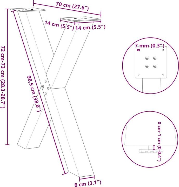 Actual product image VidaXL Othily