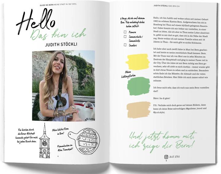 Produktbild GuideMe Travel Book Bern – Reiseführer (Deutsch, Judith Stöckli, 2023)