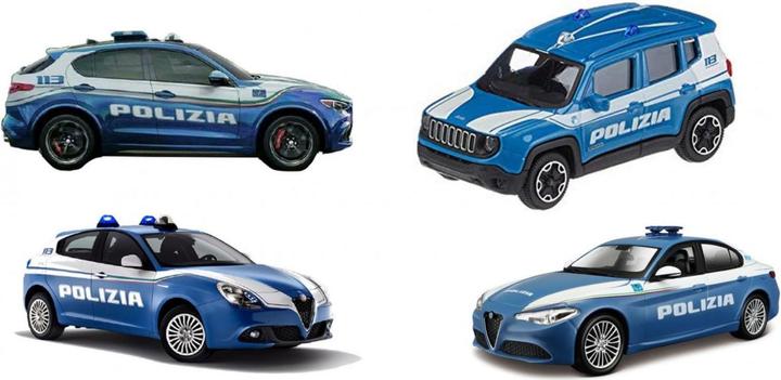 Immagine prodotto Bburago AUTO POLIZIA (ASSORTIMENTO - MODELLO CASUALE) - 1:43