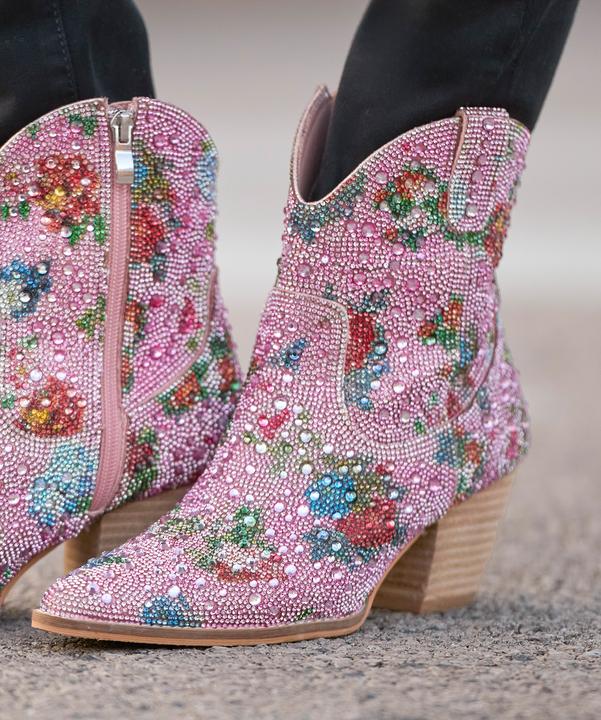 Produktbild Joe Browns Floral Diamanté Western Ankle Boots (39)