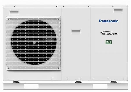 Produktbild Panasonic Luft/Wasser-Wärmepumpe Aussengerät Typ WH-MDC09J3E5 Monoblock (Kühl- und Heizbetrieb) 9 KW.