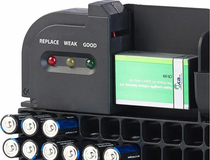 Image du produit Pearl Organiseur pour 110 piles avec testeur