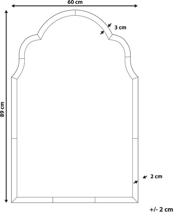 Immagine prodotto Beliani Norville (60 x 89 cm)