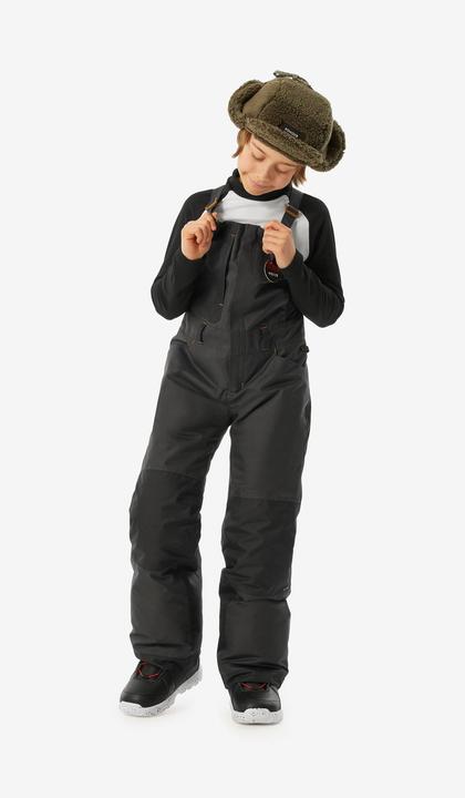 Immagine prodotto Wedze Pantaloni da snowboard salopette bambino pista - 500 grigio (152)