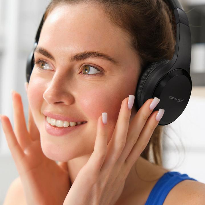 Actual product image Technaxx Over-ear Bluetooth headphones with microphone (6 h, Wireless)