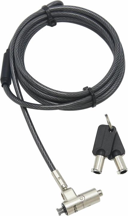 Actual product image Dicota Sec. Cable Nano Lock Ultra Slim Keyed, slot