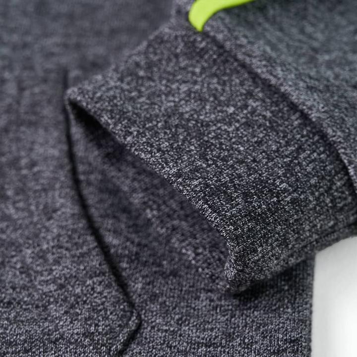 Produktbild VidaXL Kinder-Kapuzenpullover mit Reissverschluss Grau Melange (128)