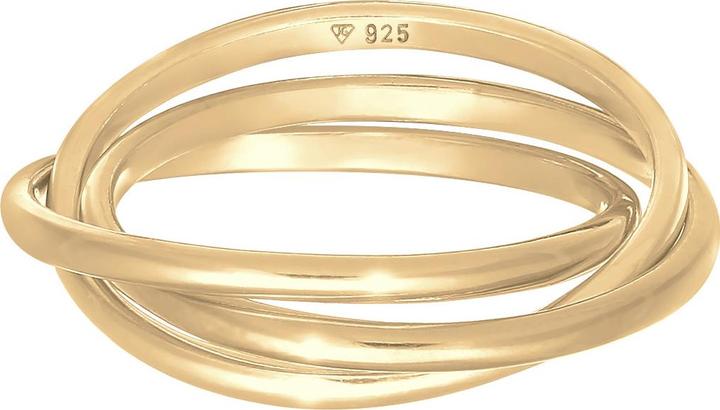 Actual product image Elli Ring Wrap Ring Trini Basic 925 Silver (52, 925 Silver)