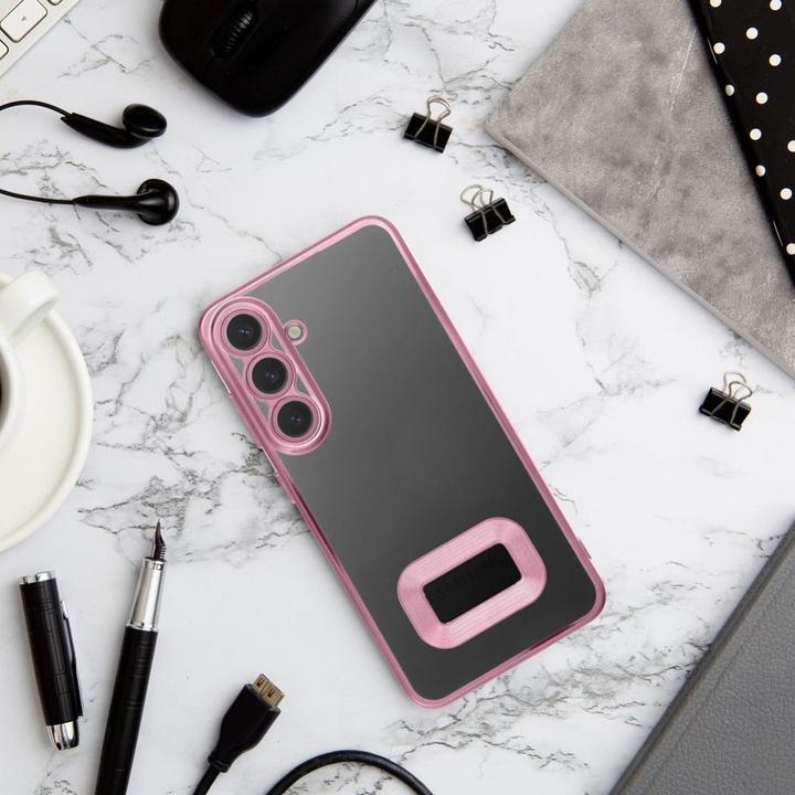 Image du produit OEM Back panel cover Case GLAM for SAMSUNG S25 rose pink