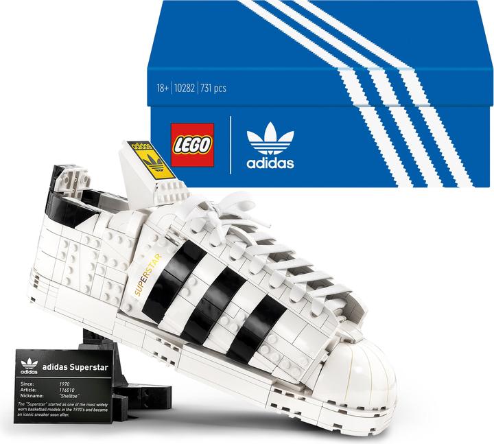 Actual product image LEGO Adidas Originals Superstar (10282, LEGO Icons)