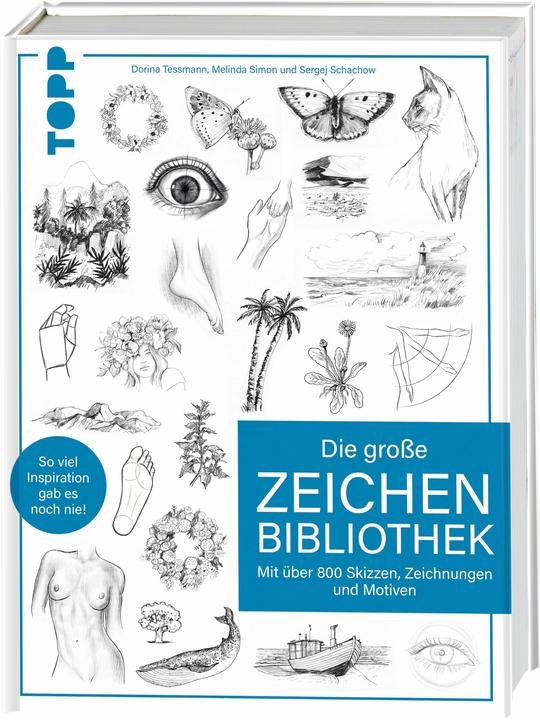 Produktbild Simon:Die grosse Zeichenbibliothek (Deutsch, Dorina Tessmann, Melinda Simon, Sergej Schachow, 2024)