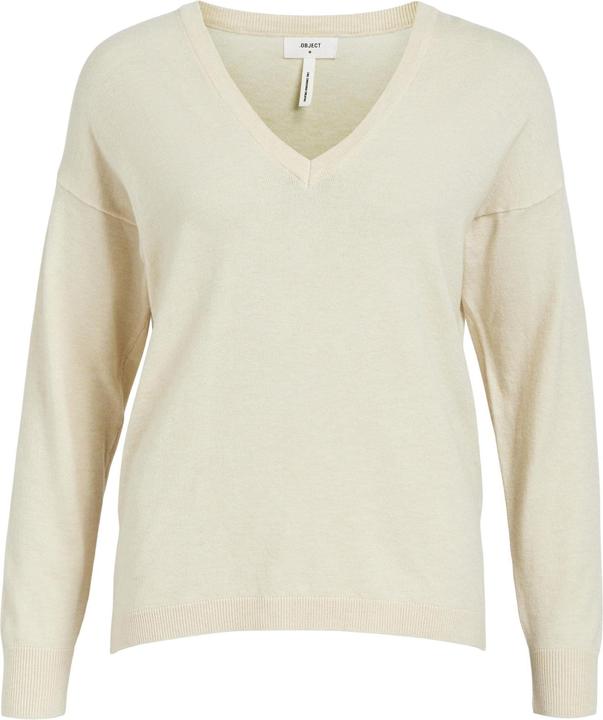 Object Tiefer V-Ausschnitt Strickpullover